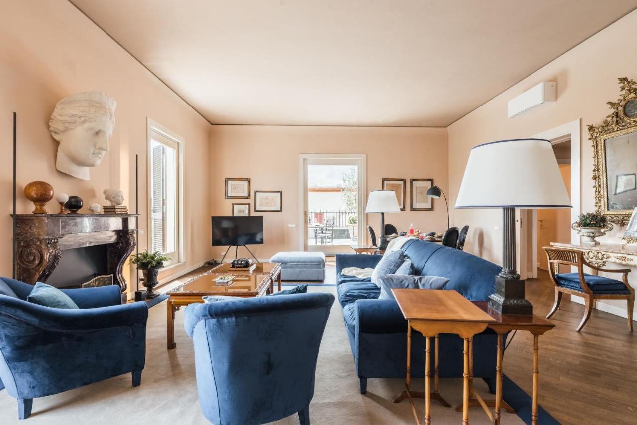 The Best Rent - Spacious Apartment With Terraces With Panoramic View Of Róma Kültér fotó